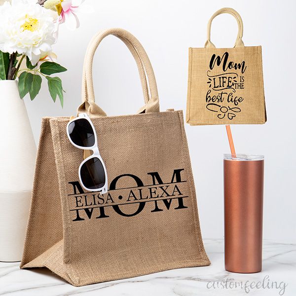 Personalized Mom Beach Bags