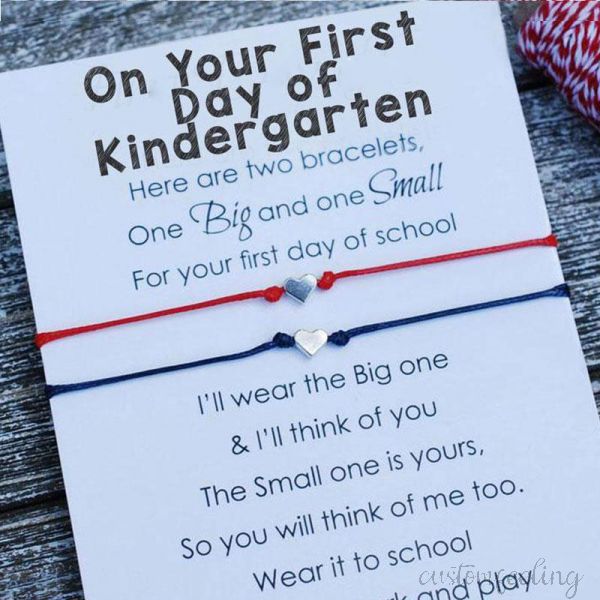On Your First Day of Pre-K/Kindergarten Bracelets