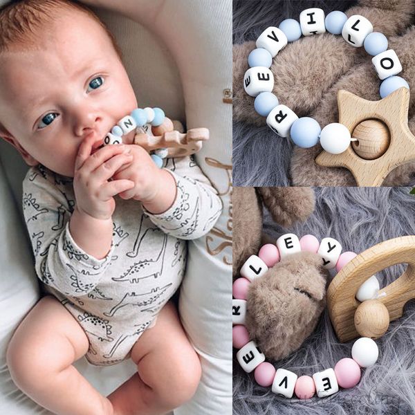 Personalized Silicone Baby Teether