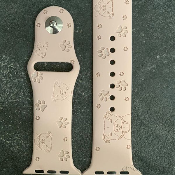Personalized Custom Dog Breed Band For Apple Watch