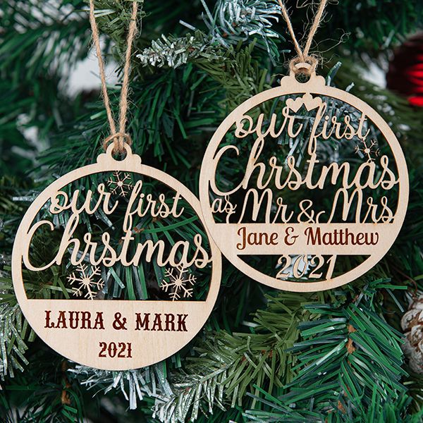 Our First Christmas 2021 Together Ornament
