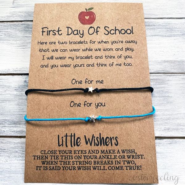 First Day of School - Mommy And Me Bracelet Set