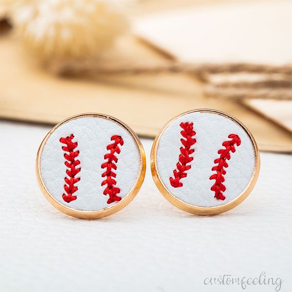 Baseball/Softball Earrings For Sports Lovers/Team Members