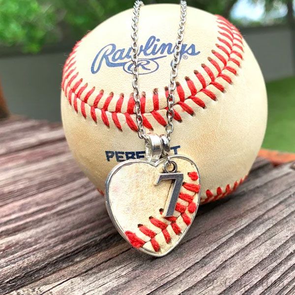 Authentic Baseball or Softball Necklace with Seams