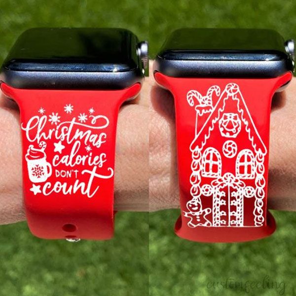 Christmas Calories Don't Count Watch Band For Apple Watch