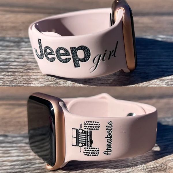 Custom Jeep Girl Watch Band For Apple Watch