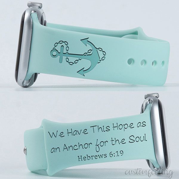 Hebrews 6:19 We Have This Hope as an Anchor for the Soul Band For Apple Watch 