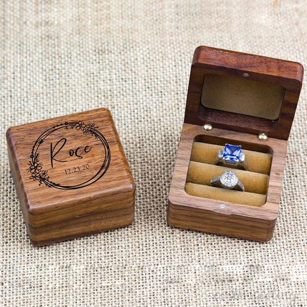  Custom Married/Engaged Ring Box