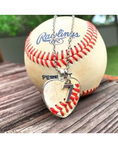 Authentic Baseball or Softball Necklace with Seams